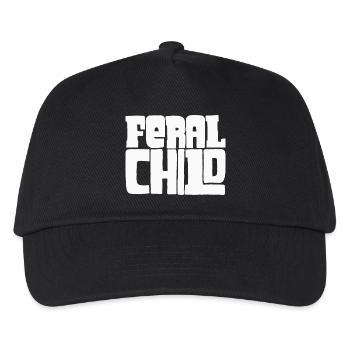 Feral Child funny design - Kids’ Baseball Cap - black - Front