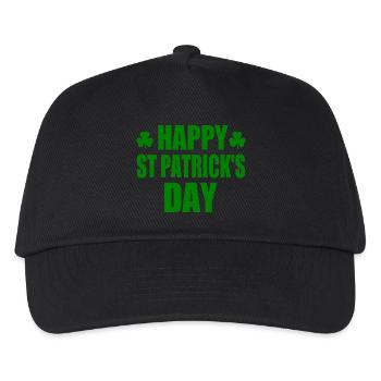 happy st patricks day - Kids’ Baseball Cap - black - Front
