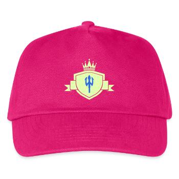 dreizack wappen - Kinder Basecap - Fuchsia - Vorne