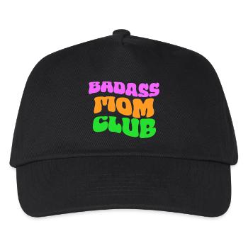 badass mom club - Kinder Basecap - Schwarz - Vorne