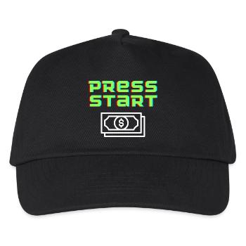 Appuyez sur Start Retro Arcade Bill - Casquette de baseball Enfant - noir - Devant