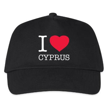 J’ADORE CHYPRE - Casquette de baseball Enfant - noir - Devant