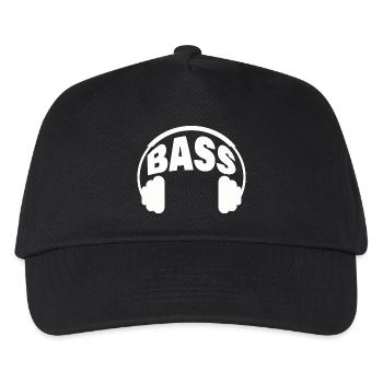 BASSE - Casquette de baseball Enfant - noir - Devant