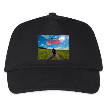 Die Reise der Liebe - Kinder Basecap - Schwarz - Vorne