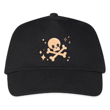 Cute Skull Pink Halloween Pinkoween - Kids’ Baseball Cap - black - Front