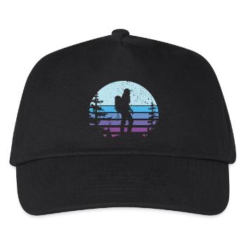 Wandern für Frauen - Kinder Basecap - Schwarz - Vorne