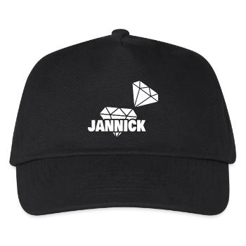 Kostbar Jannick - Kinder Basecap - Schwarz - Vorne