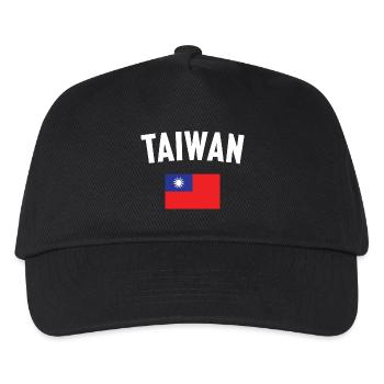 Taiwan Flag - Kids’ Baseball Cap - black - Front