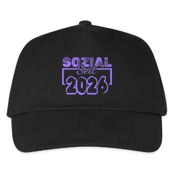 2026 - Kids’ Baseball Cap - black - Front
