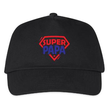 Super dad - Kids’ Baseball Cap - black - Front