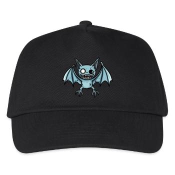 Bat Halloween Funny Zombie - Kids’ Baseball Cap - black - Front