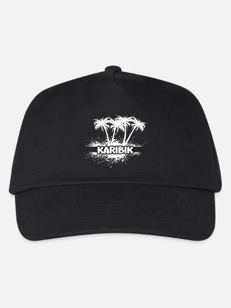 Karibik - Kinder Basecap - Schwarz