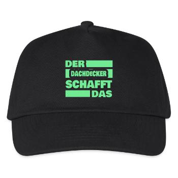 Work Roofer - Kids’ Baseball Cap - black - Front