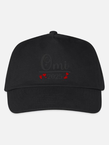 Omi 2025 - Kinder Basecap - Schwarz