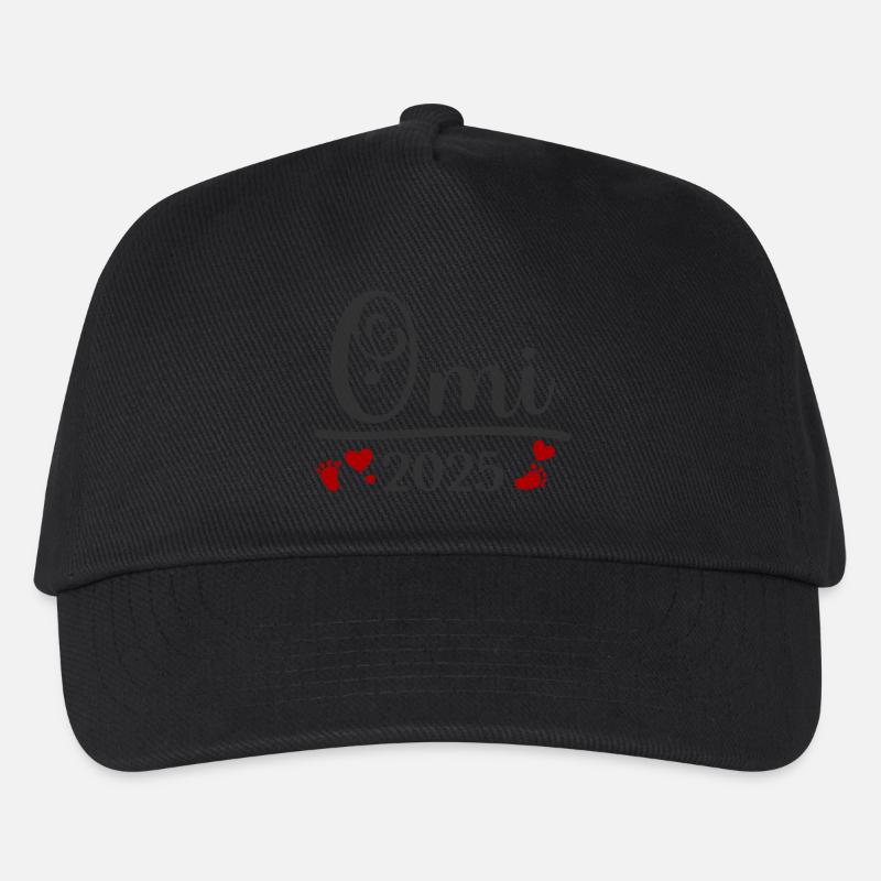 Omi 2025 - Kinder Basecap - Schwarz