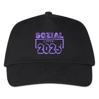 2025 - Kids’ Baseball Cap - black - Front