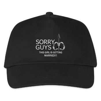 Girl will marry - Kids’ Baseball Cap - black - Front