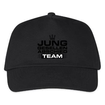 Junggesellen Abschied Team - Kinder Basecap - Schwarz - Vorne
