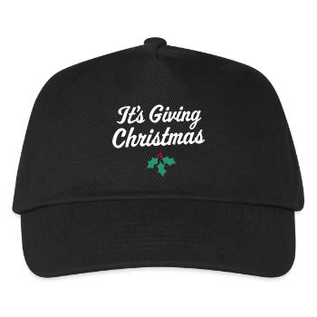 Es ist das Schenken von Weihnachten - Kinder Basecap - Schwarz - Vorne
