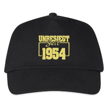 seit 1954 - Kinder Basecap - Schwarz - Vorne