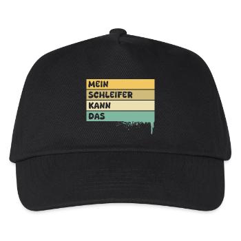 Beruf Schleifer - Kinder Basecap - Schwarz - Vorne