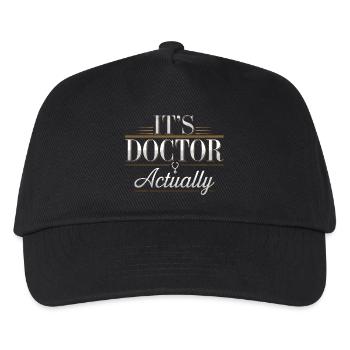 It's Doctor Actually 4 - Kinder Basecap - Schwarz - Vorne