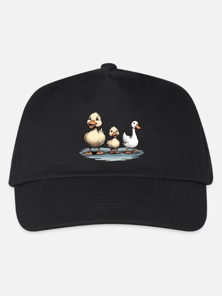 ENTEN UND GANS - Kinder Basecap - Schwarz