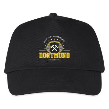 Dortmund - Kinder Basecap - Schwarz - Vorne
