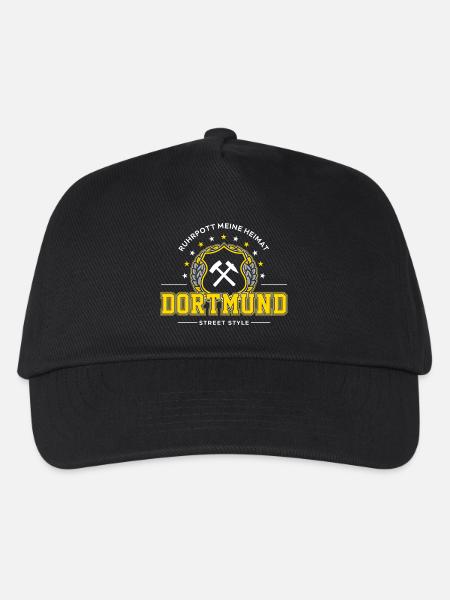Dortmund - Kinder Basecap - Schwarz