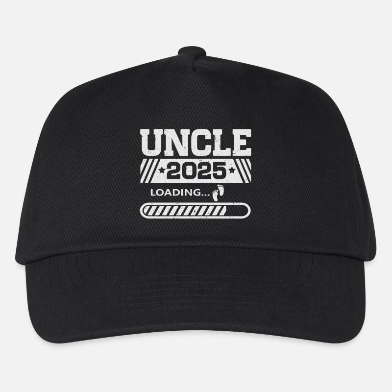 Onkel 2025 loading - Kinder Basecap - Schwarz
