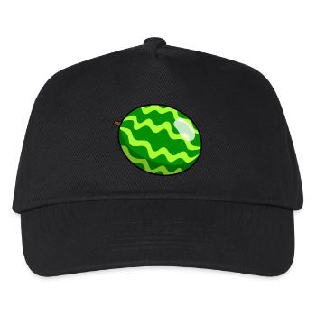 Melone - Kinder Basecap - Schwarz - Vorne