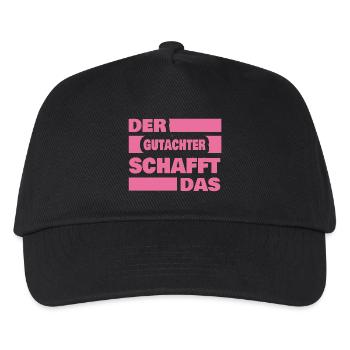 Arbeit Gutachter - Kinder Basecap - Schwarz - Vorne