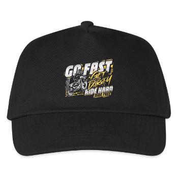 Ride Fast, Get Dirty - Motocross Saying - Kids’ Baseball Cap - black - Front