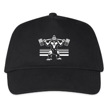 Gorilla - Kids’ Baseball Cap - black - Front
