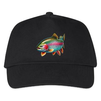 Rainbow trout - Kids’ Baseball Cap - black - Front