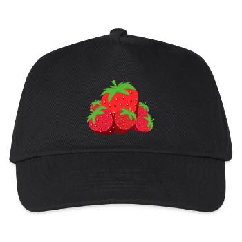 Strawberrys - Kinder Basecap - Schwarz - Vorne