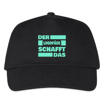 Speech therapist - Kids’ Baseball Cap - black - Front