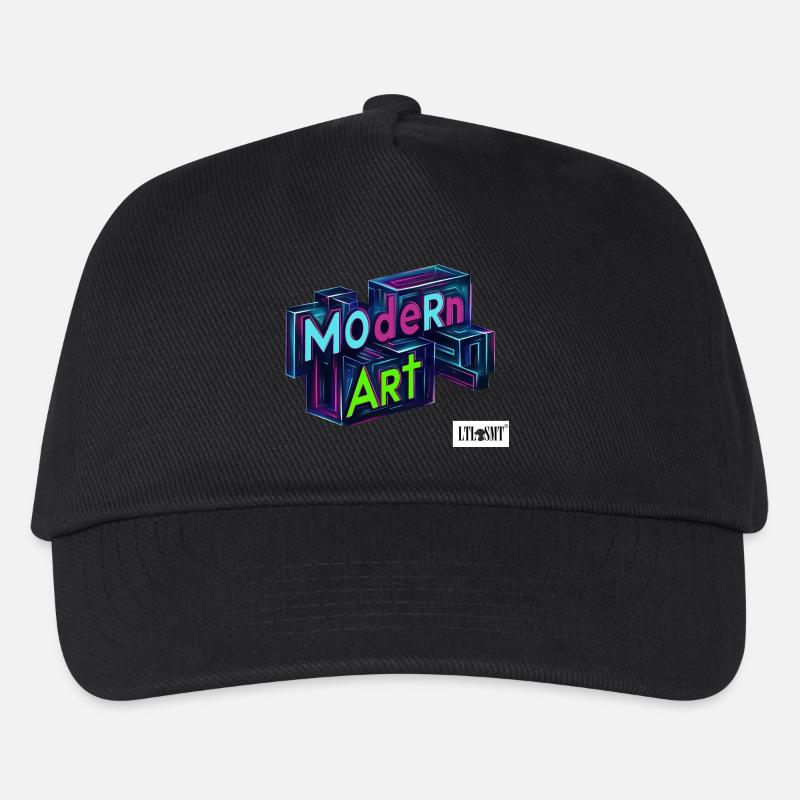 MOdeRn ART - Kinder Basecap - Schwarz
