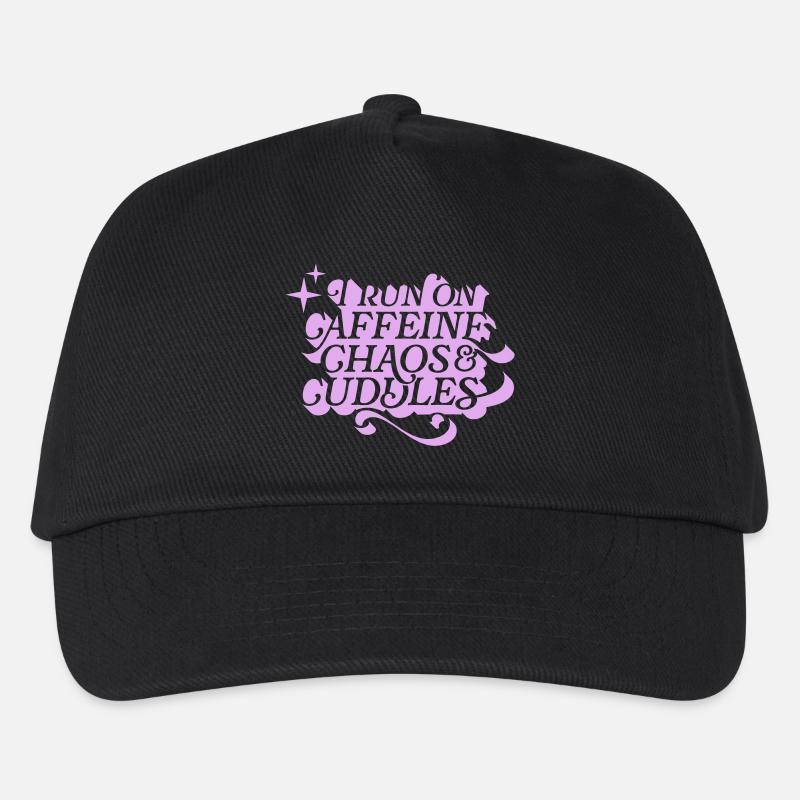 Caffeine Chaos Cuddles – Power Mode On - Kinder Basecap - Schwarz