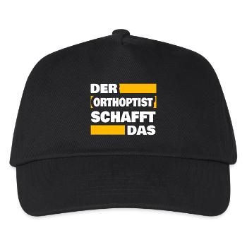 Orthoptist als Arbeit - Kinder Basecap - Schwarz - Vorne