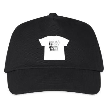 Heavy Metal T-shirt - Kinder Basecap - Schwarz - Vorne