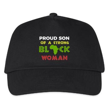 Proud Son of Strong Black Woman - Kids’ Baseball Cap - black - Front