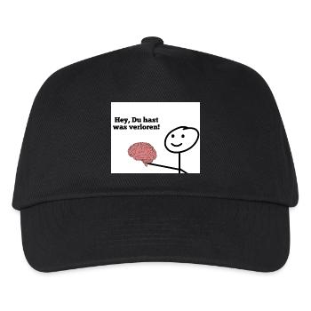 Hey, Du hast was verloren! - Kinder Basecap - Schwarz - Vorne