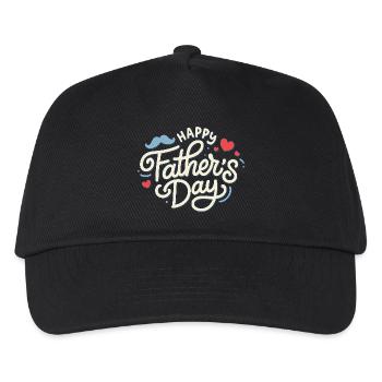 Fathers day - Kids’ Baseball Cap - black - Front