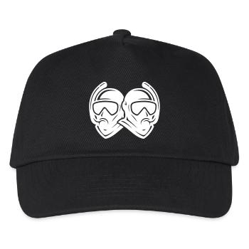Diver icon - Kids’ Baseball Cap - black - Front