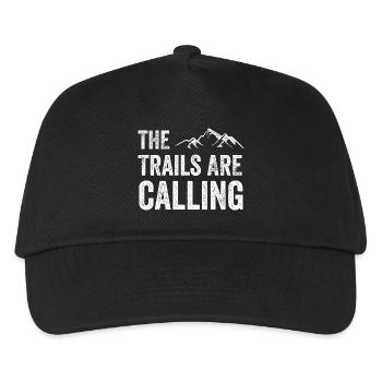 The Trails Are Calling - Kids’ Baseball Cap - black - Front