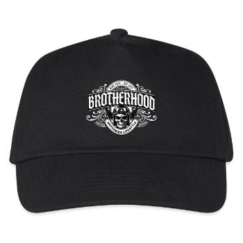 Motorrad Biker Bike  - Kinder Basecap - Schwarz - Vorne