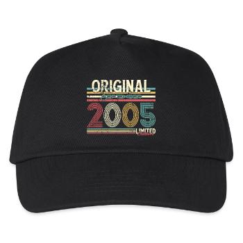 September 2005 Limited Original Graphic - Kids’ Baseball Cap - black - Front
