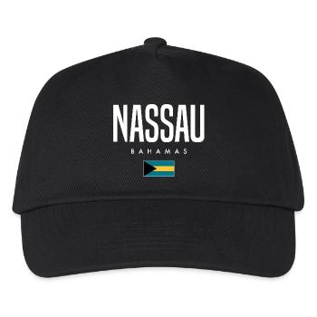 Nassau Bahamas - Kids’ Baseball Cap - black - Front
