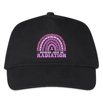 Breast Cancer Pink October Radiotherapy - Kids’ Baseball Cap - black - Front